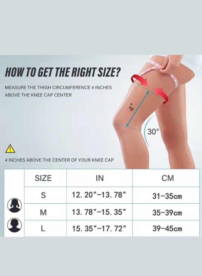 Professional Silicone Anti-Slip Knee Brace - Single Piece for Running, Football, Basketball, Cycling & Fitness - Nylon Sports Guard - Image 4